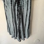 Womens Tie Dye Rayon Tunic Dress Embroidered Lace Festival Grunge Hippie Boho Gray Size undefined Photo 2