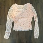 Thirty Thirty Floral Lace Top in Pink L Size L Photo 3