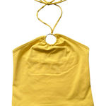 Abercrombie & Fitch dark yellow halter crop top size XS Photo 0