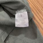 Pink Lily Green Ribbed Henley Button Up Short Sleeve Top Women's S Photo 3