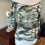 Wet Seal Camo Off Shoulder Shirt Photo 6
