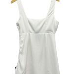 Lulus Truly the Cutest White Satin Square Neck Mini Dress size Small NWT Photo 0