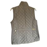 Cambridge Dry Goods Black Quilted Vest Size Medium Full Zip Photo 4