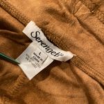 NWOT Serengeti Size L Tan Faux Suede Flowy Wide Leg Pull On High Waist Pants Size L Photo 8