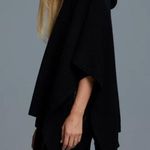 Polo Ralph Lauren Black Soft Wool Hooded Poncho Size XS/S Photo 1