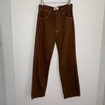 Reformation  Cowboy High Rise Straight Jeans Womens Brown Size 29 Photo 1