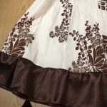 Ruby Rox Juniors/Women’s  Strapless Dress Stretchy Soft Comfy Brown White Size 3 Photo 1