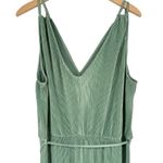 Oddy Sage Green Plisse Sleeveless Jumpsuit size 2X Belted NWT Photo 7
