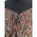 Torrid  Floral Gathered Neckline Dress Print 2X Long sleeve boho Photo 4