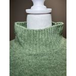FOR THE REPUBLIC Sage Green Wool Blend Mock Turtleneck Sweater Large Cozy Hygge Photo 6