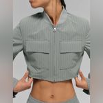 Alo Yoga NWT Cropped Main Character Jacket Light Cocoa Color Size M Photo 3