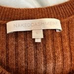 Naked Cashmere Women’s Sz:L Brown 100% Cashmere Ribbed V Neck Sweater Vest Size L Photo 5