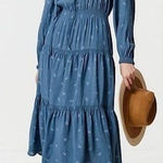 Urban Outfitters , blue paisley dress, sz S Photo 0