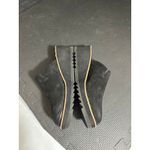 Eileen Fisher  Loti‎ Tumbled Nubuck Wedge Mule in Black Women's Size 5.5 Photo 5