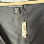 Victoria's Secret  Satin Flounce Kimono Robe Ruffle Tie OS Black Love Boudoir Photo 3