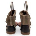 MIA Natasha Tan Stone Suede Boho Thong Ankle Wrap Tassel Sandal Women’s Size 7 Photo 8