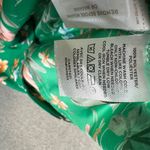 Loft Floral Midi Skirt Womens 2 Green A-Line Swing Photo 5