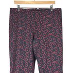 Vintage B&J Black Red High Waisted Twill Retro Dress Pants Size 14 Photo 1