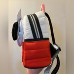 Lounge Fly  Peanuts Snoopy Puffer Jacket Snow Day Winter Figural Mini Backpack NWT Photo 3