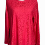 Coolibar Long Sleeve‎ Top Size Large Pink UPF 50+ Sun Protection Swim Cover Photo 0