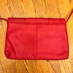 Toni Genuine Leather Elegant Red Shoulder Crossbody Women’s Purse Photo 1
