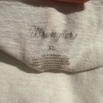 Wrangler  Ringer Tee Shirt XL – Vintage Style White & Mustard Trim‎ Photo 2