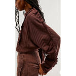 Free People  More Romance Top NWT XS Cocoa Photo 2