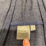 Daisy Fuentes  Women’s Blue Relaxed Hooded Long Sleeve Shirt Size XL Photo 1