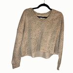 Hippie Rose  Cropped Long Sleeve Leopard Medium Sweater Size Medium Photo 17