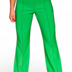 Topshop  pintuck high waist dress pants trousers bright kelly green NWT Photo 0