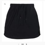 Lululemon  on the fly skirt black women size 4 athleisure, athletic, casual‎ Photo 4