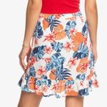 Roxy  Hawiian Floral Print Halo Wrap Skirt Size Small Photo 3