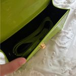 Vibrant Green Quilted Handbag Photo 3