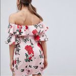 ASOS maternity floral ruffle off the shoulders dress Size 4 Photo 3