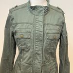 Kensie  Utility Military Mock Neck Zip Jacket Size‎ L Cargo Lightweight Gorpcore Photo 5