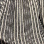 American Eagle Women’s  Outfitters Navy Striped Tie Front Shirt Photo 1