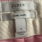 J.Crew Pink Herringbone 100% Wool Cafe Capri Pants Photo 5