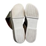 SARTO by Franco Sarto Dyanna Platform Slide Sandal in Gold Leather, Sz 9 White Photo 10