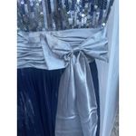 NV Couture Silver Sequin Navy Blue Tulle Party Dress Size‎ 6 Photo 8
