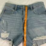 Hollister  Denim Shorts Size 26 Ultra High-Rise Vintage Ripped Light Wash Denim Photo 3