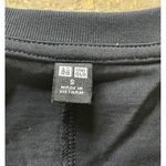 Uniqlo  Black Oversized Long Sleeve‎ Cotton T-Shirt Casual Basic Top bat wing S Photo 1