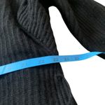 Armani Collezioni Shawl Waterfall Cardigan 12 Dark Academia Ribbed Knit Drape Photo 4