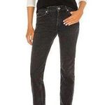 Free People X We The Free Cuffed Slim Boyfriend Jean In Black Photo 0