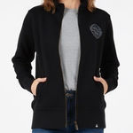 American Giant Women's Moto Full Zip Mike Rowe Made In USA Size XL Black Photo 0