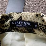 Nasty Gal  Snake Print Blazer Jacket SIZE S Photo 2