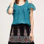 Anthropologie  Maeve Tavin Open-Shoulder Blouse Photo 0