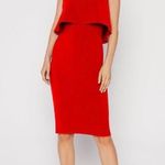 Likely NWT Strapless Ruffle Driggs Dress in Scarlet
Red Sz 8 $178 Photo 9