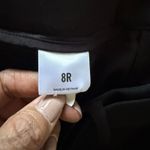 EXPRESS Womens Black High Rise Wide Leg Belted Trousers Career Pants Sz 8R Photo 8