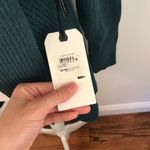 Leith NWT Dolman Green Knit Open Front Knit Cardigan Sweater Size Small Photo 3