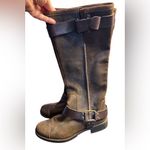 UGG  Women’s Dree Brown Suede Harness Riding Boots Size US 7.5 Photo 1